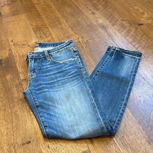 D-ID Women’s Ankle Skinny Jeans Blue Size 26